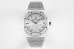 2024 New Top Grade Replica AP Royal Oak 15500 White Dial Watch Swiss Movement Men 41MM 